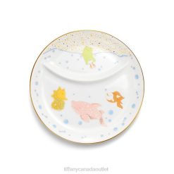 Tiffany Sea Animals Two-section Baby Dish Kids 0J0F2615 Home Decor in Bone China