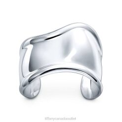 Tiffany Small Bone Cuff Unisex 0J0F1014 Jewelry in Sterling Silver