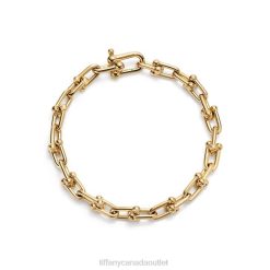 Tiffany Small Link Bracelet Unisex 0J0F1009 Jewelry in Yellow Gold