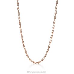 Tiffany Small Link Necklace Unisex 0J0F224 Jewelry in Rose Gold