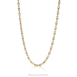 Tiffany Small Link Necklace Unisex 0J0F98 Jewelry in Yellow Gold