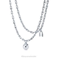Tiffany Small Wrap Necklace Unisex 0J0F7 Jewelry in Sterling Silver
