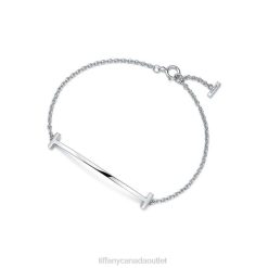 Tiffany Smile Bracelet Unisex 0J0F1415 Jewelry in White Gold