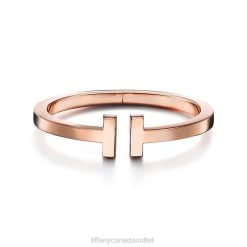 Tiffany Square Bracelet Unisex 0J0F1266 Jewelry in 18k Rose Gold