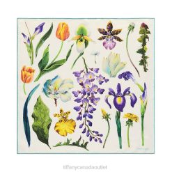 Tiffany Square Scarf Unisex 0J0F2478 Accessories in White Silk