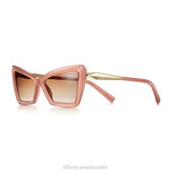 Tiffany Sunglasses Unisex 0J0F2495 Accessories in Gold Opal Acetate with Yellow Lenses