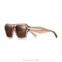 Tiffany Sunglasses Unisex 0J0F2499 Accessories in Champagne Acetate with Light Brown Lenses