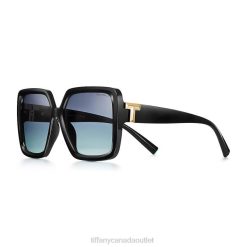 Tiffany Sunglasses Unisex 0J0F2505 Accessories in Black Acetate with Tiffany Blue Lenses