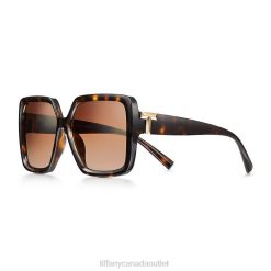 Tiffany Sunglasses Unisex 0J0F2506 Accessories in Tortoise Acetate with Brown Gradient Lenses