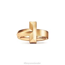 Tiffany T1 Ring Unisex 0J0F1490 Jewelry in 18k Gold