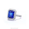Tiffany Tanzanite Ring Unisex 0J0F1708 Jewelry in Platinum