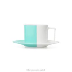 Tiffany Teacup and Saucer Unisex 0J0F2108 Home Decor