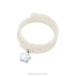 Tiffany Three-Row Pearl Bracelet Unisex 0J0F1364 Jewelry