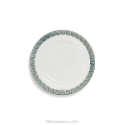 Tiffany True Bread and Butter Plate Unisex 0J0F2062 Home Decor with a Hand-painted Platinum Rim