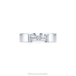 Tiffany True Diamond Link Ring Unisex 0J0F1757 Jewelry