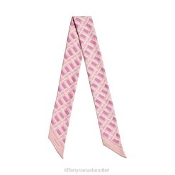 Tiffany True Ribbon Scarf Unisex 0J0F2457 Accessories in Crystal Pink Silk