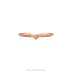Tiffany V Band Ring Unisex 0J0F1748 Jewelry