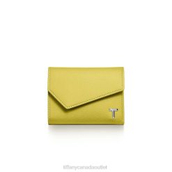 Tiffany Wallet Unisex 0J0F2416 Accessories in Citrine Yellow Leather