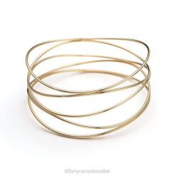 Tiffany Wave Five-row Bangle Unisex 0J0F1140 Jewelry