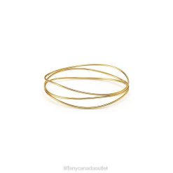 Tiffany Wave Three-row Bangle Unisex 0J0F1087 Jewelry