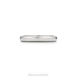 Tiffany Wedding Band Ring Unisex 0J0F1719 Jewelry in Platinum, 3 mm Wide