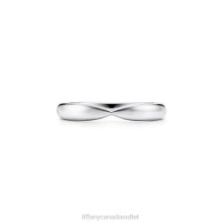 Tiffany Wedding Band Unisex 0J0F1859 Jewelry in Platinum, 3 mm