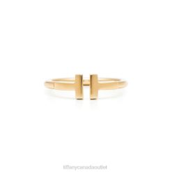 Tiffany Wire Ring Unisex 0J0F1446 Jewelry in 18k Gold