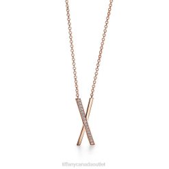Tiffany X Pendant Unisex 0J0F174 Jewelry